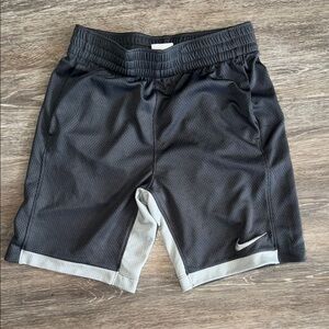 Nike Kids Charcoal and Light Gray Shorts